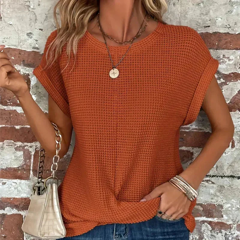 Nisa | Camiseta de cuello redondo con estilo