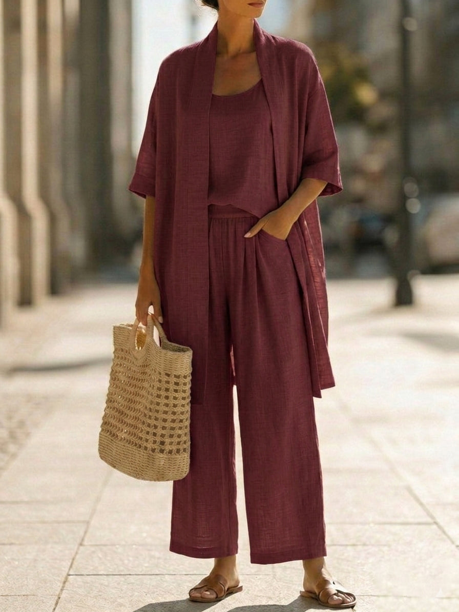 Lorrin | Conjunto elegante de dos piezas