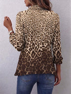 Navara | Chaqueta de leopardo con volantes