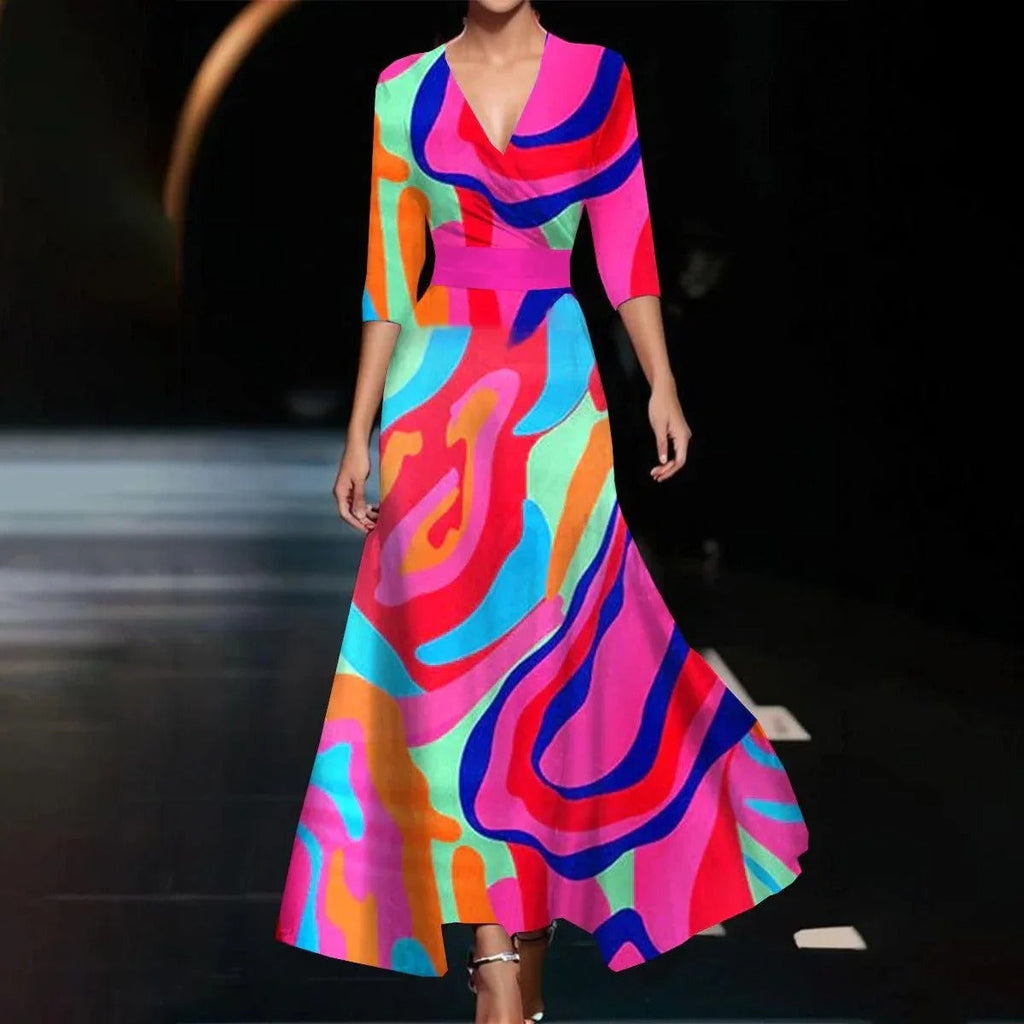 Emmily | Vestido con mangas de largo medio