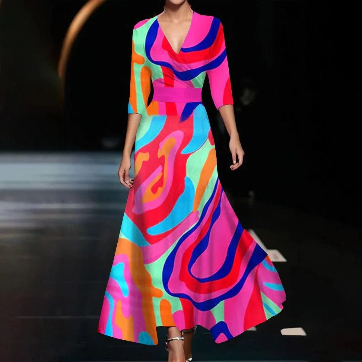 Emmily | Vestido con mangas de largo medio