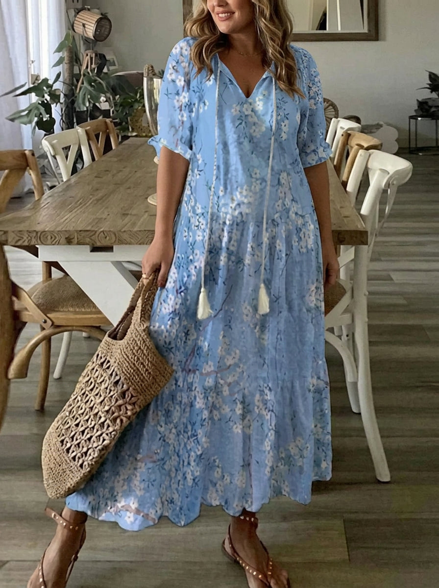 Rosalinde | Vestido boho que disimula la tripa